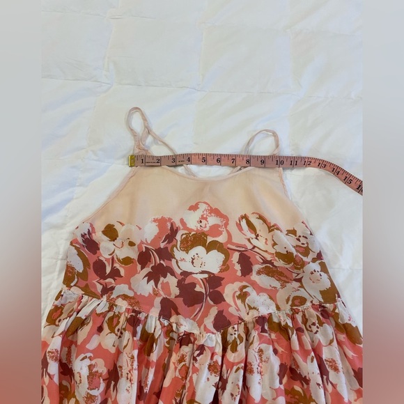 Free People Size XS Top Floral Bohemian - Picture 3 of 11